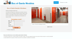 Desktop Screenshot of bordeaux.box-garde-meubles.com