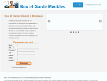 Tablet Screenshot of bordeaux.box-garde-meubles.com