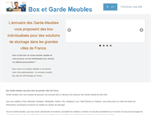 Tablet Screenshot of box-garde-meubles.com