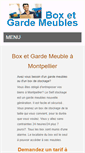 Mobile Screenshot of montpellier.box-garde-meubles.com