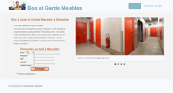 Desktop Screenshot of marseille.box-garde-meubles.com