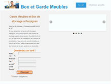 Tablet Screenshot of perpignan.box-garde-meubles.com